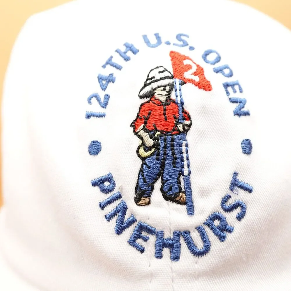 Pinehurst CC Hat Cap 124th US Open Ahead Golf PGA USGA Adjustable White